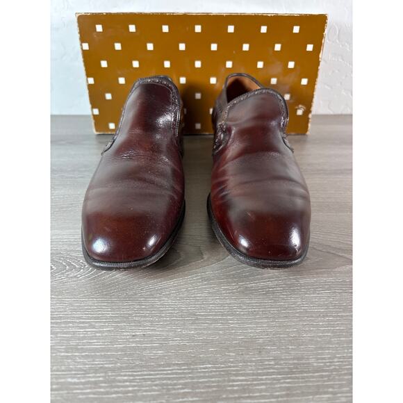 Vintage Alan McAfee London Neiman-Marcus- Men’s Brown Leather Dress Shoes - Picture 3 of 10